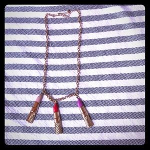 ModCloth lipstick necklace